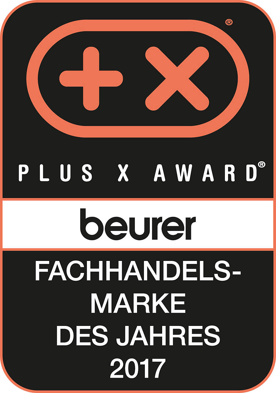 Der renommierte Plus X Award und der Fachhandel haben Beurer zum Sieger gekrönt