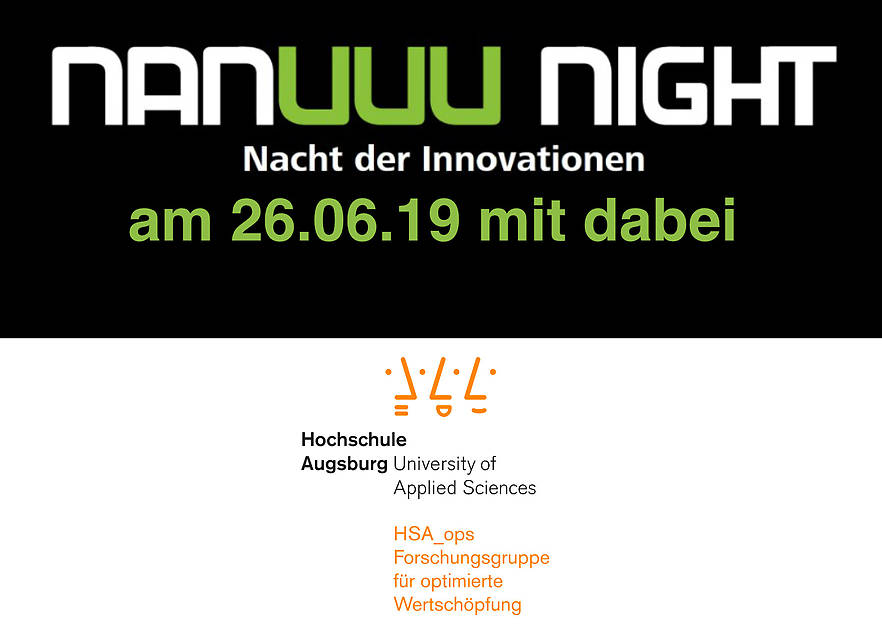 Nanuuu-Night: Wer macht mit? – Hochschule Augsburg