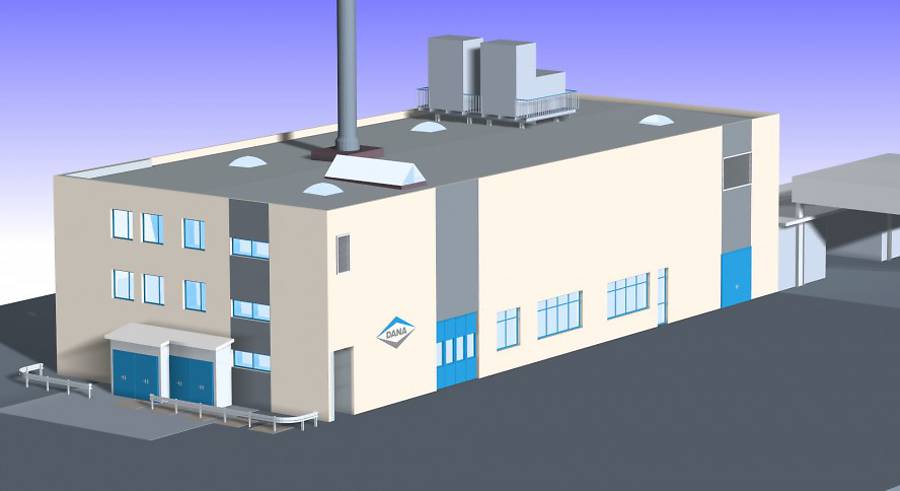 Dana plant und baut am Standort der REINZ-Dichtungs-GmbH in Neu-Ulm ein neues Motoren und Komponenten Testzentrum.