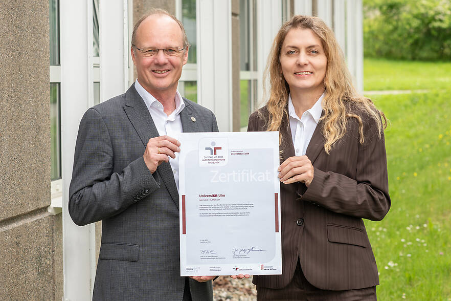 Uni Ulm ist familienfreundlich! Wieder mit Prädikat als „familiengerechte Hochschule“ zertifiziert