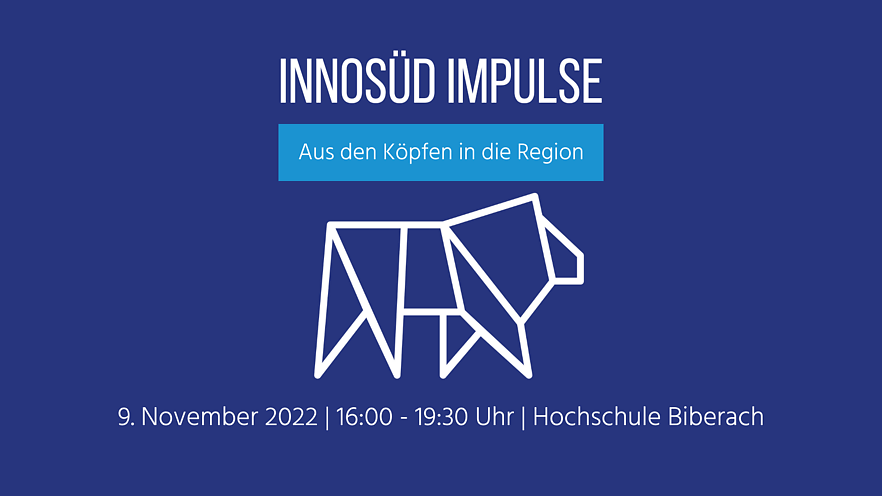 Jetzt anmelden zur InnoSÜD-Veranstaltung über Transfer und Innovation in Forschung, Wirtschaft und Gesellschaft!