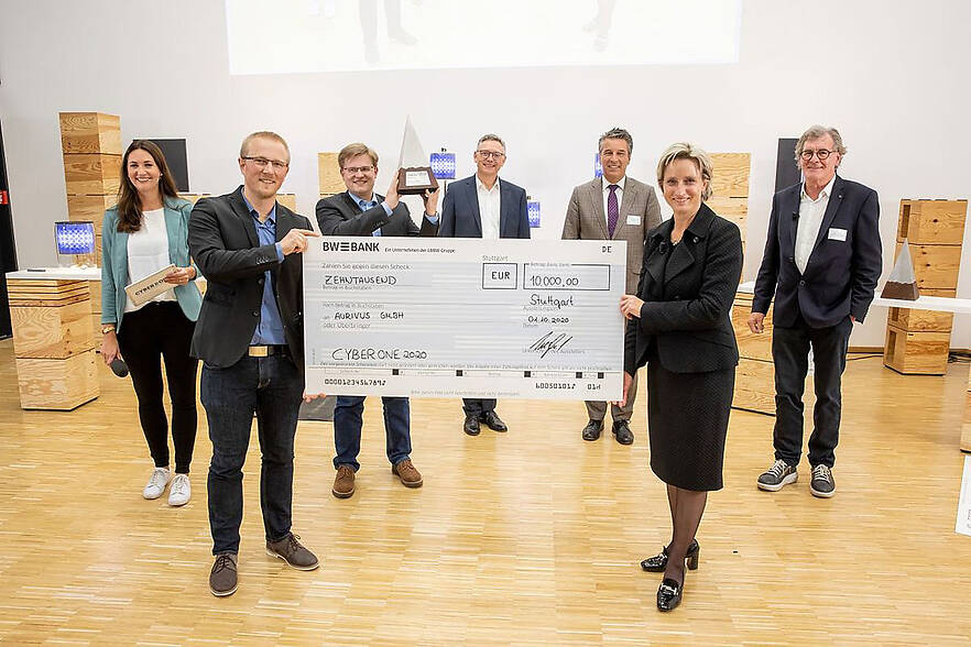 CyberOne Gründerpreis Uni-Startup Aurivus