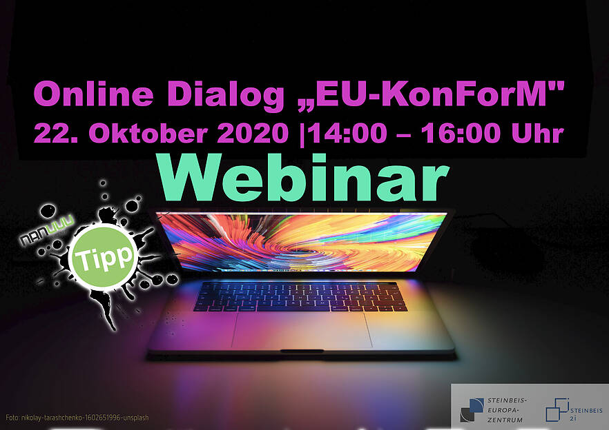 Online-Dialog EU KOnForM - Workshop-Reihe über Fördermöglichkeiten in Horizon 2020 und Horizon Europe